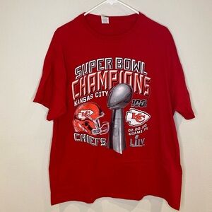 Kansas City Chiefs Red Super Bowl Champions Tank Top